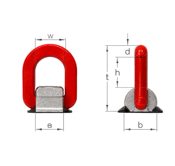 Anneau de levage à souder – Type APA