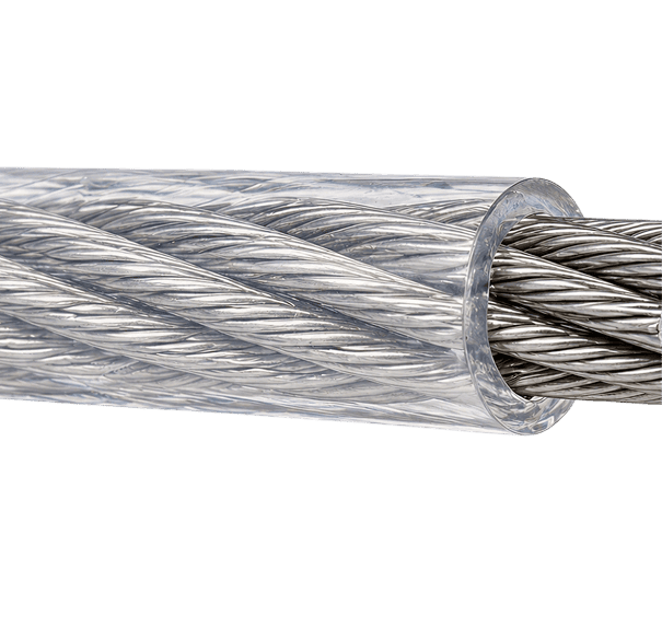 Câble plastifié – PVC Cristal