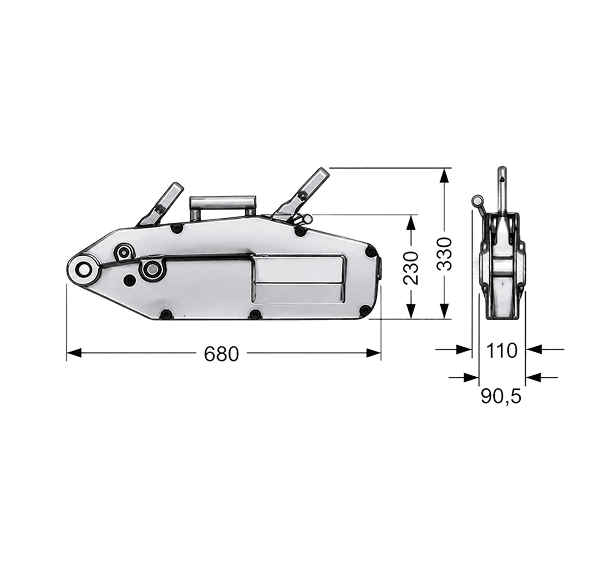 Palan à câble – Type 816
