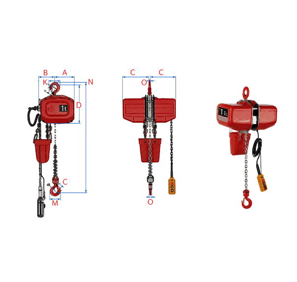 Palan électrique Elephant – Triphasé 380V