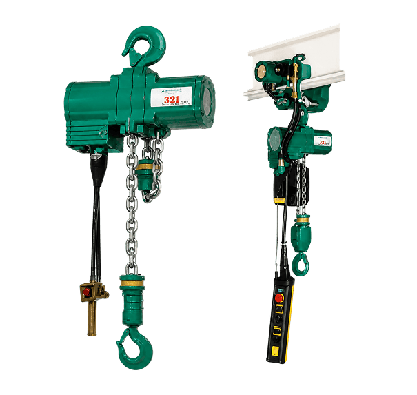 Palan pneumatique 250 kg à 100 T