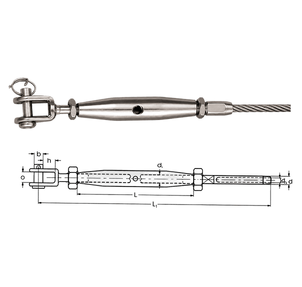 Ridoir à sertir (corps ouvert ou fermé) inoxydable – Mini