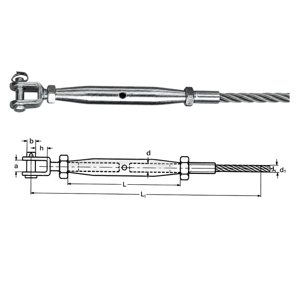 Ridoir à sertir (corps ouvert ou fermé) inoxydable – Standard
