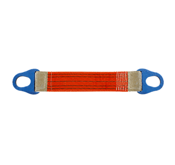 Sangle plate – Boucles simples – Avec anneaux acier oxycoupés