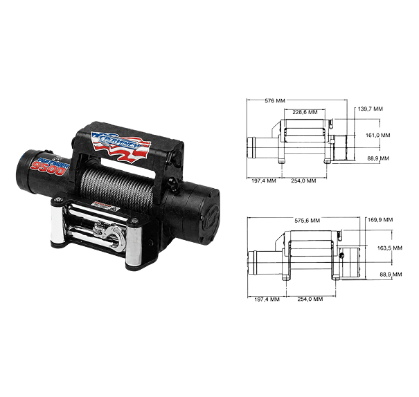 Treuil électrique de batterie – Série Patriot